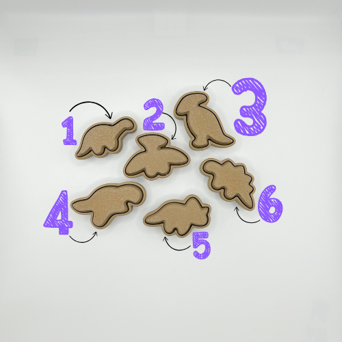 Dino Nugget Fidget Clickers
