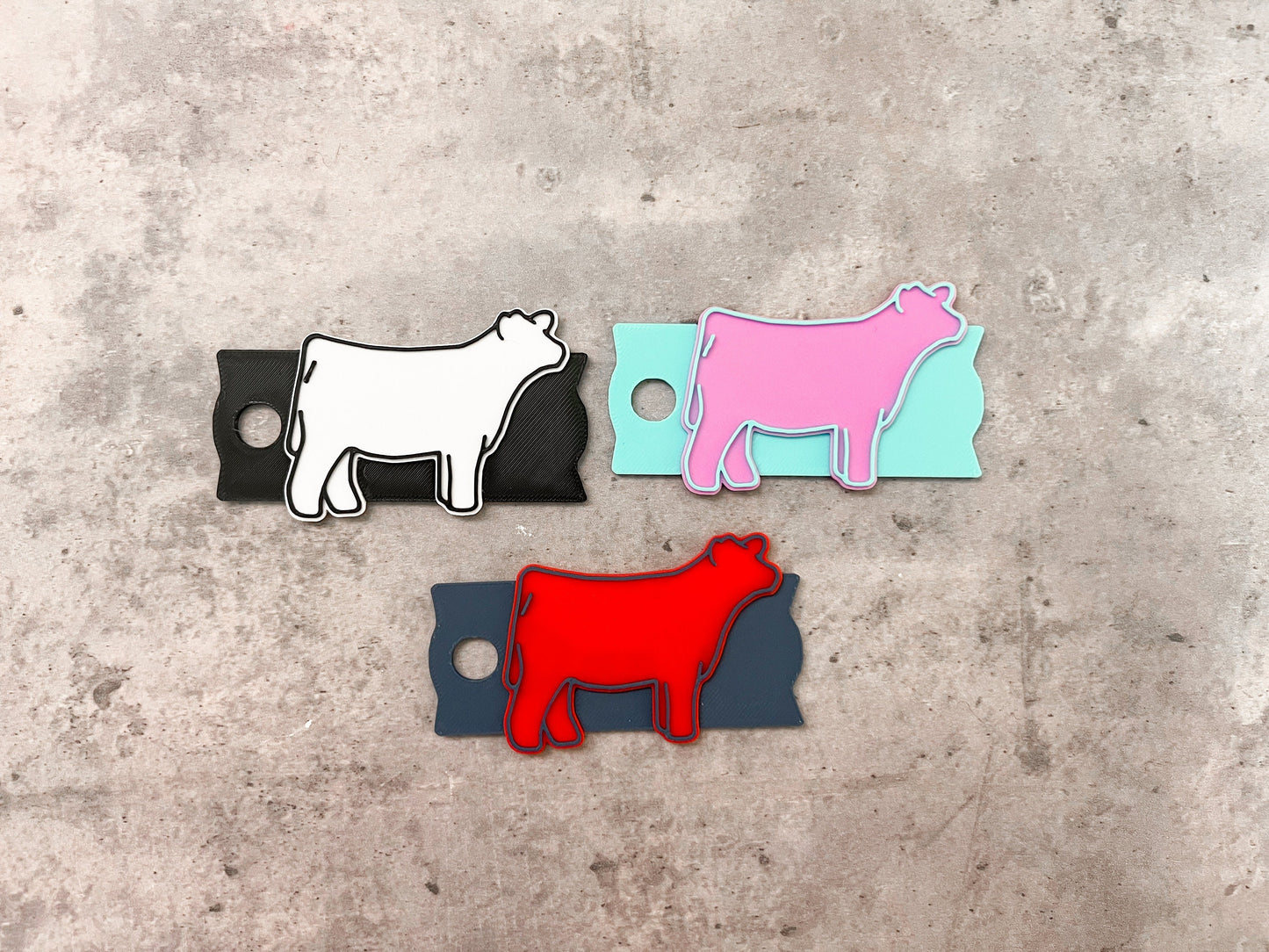 Custom Livestock 40oz Tumbler Topper Name Plate